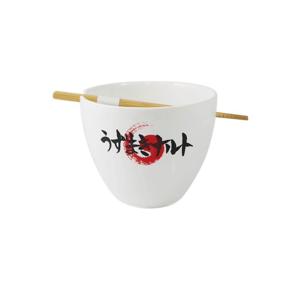 Amazon.co.jp: JUST FUNKY ナルト ラーメン丼 木製箸付き ナルト